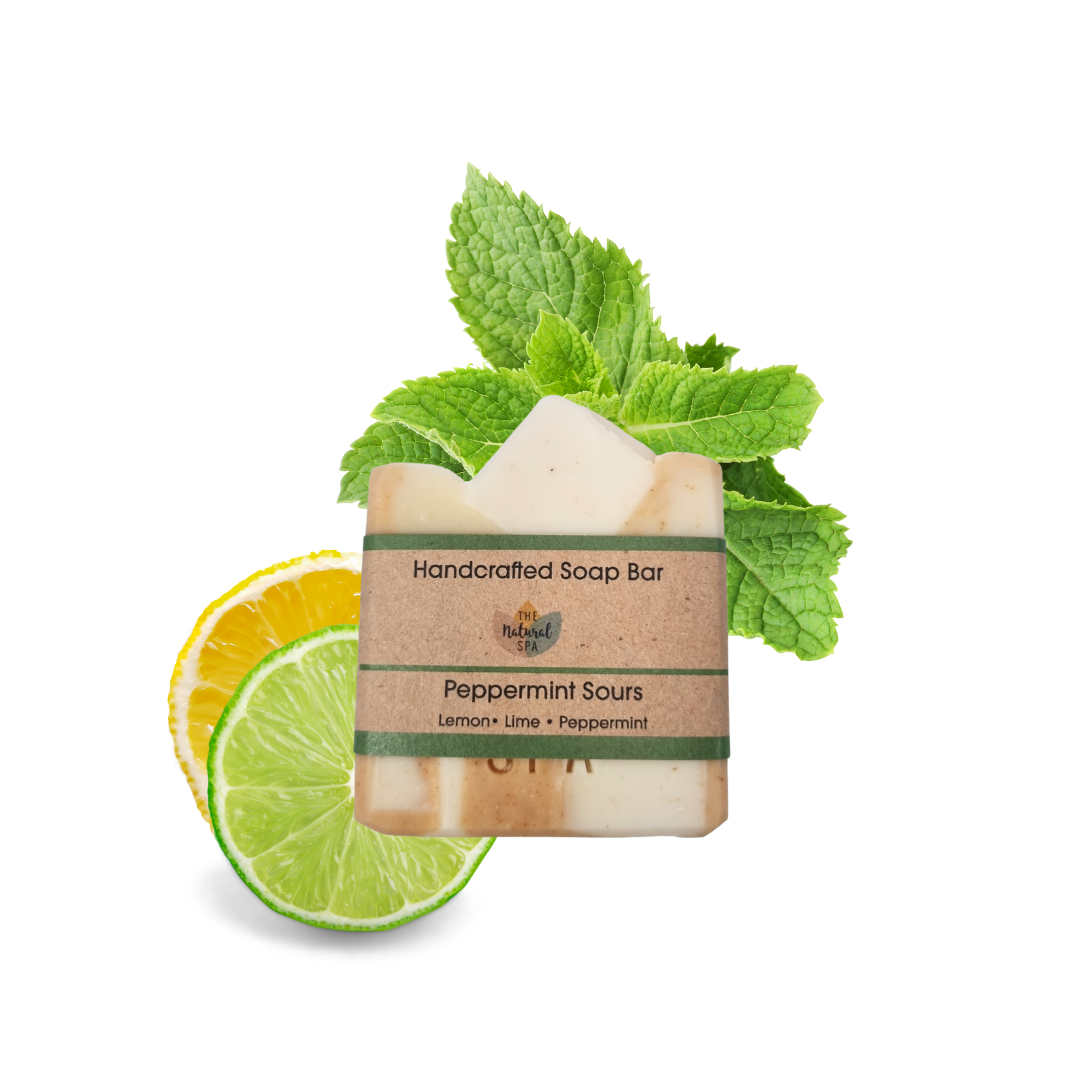 Jabon procesado a frio  lima, limon y menta 100g- The Natural Spa Cosmetic